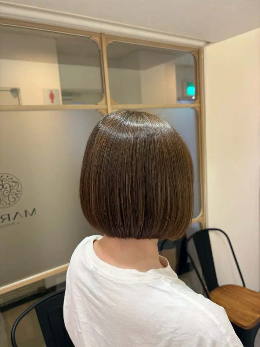 ショート ボブ MAHAE 中司のヘアスタイル