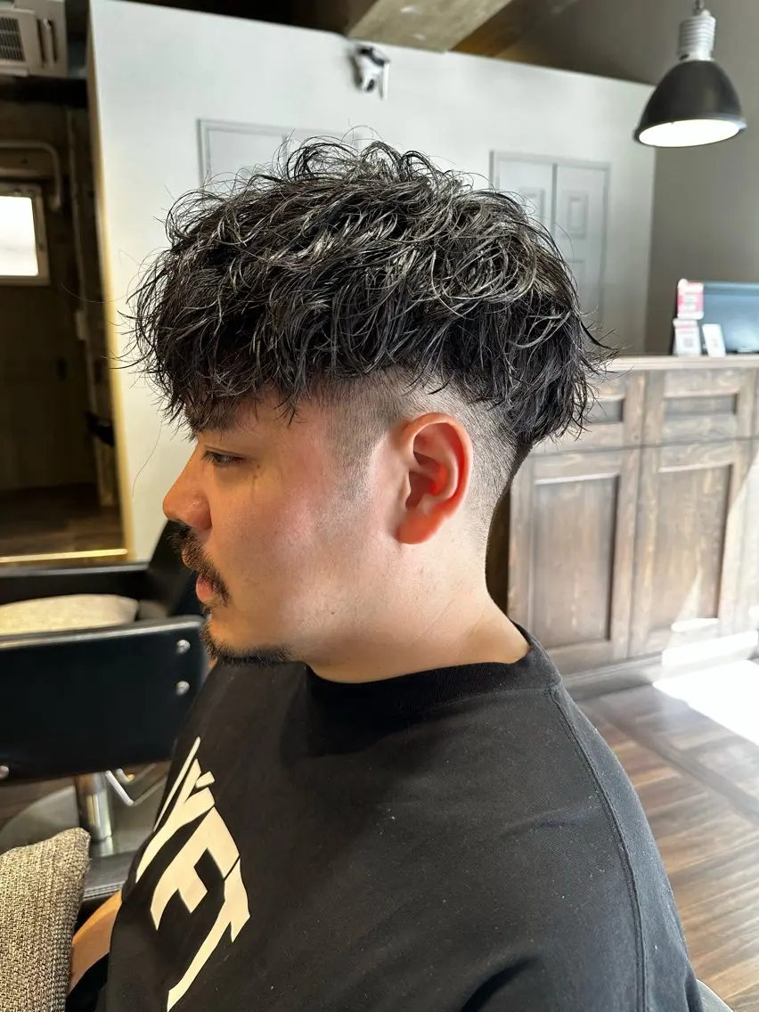 骨格矯正カット＋ツイストスパイラルパーマ＋トリートメントの写真