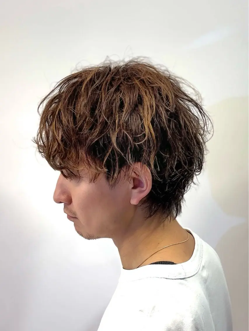 カラー ヘアアレンジ メンズ 千葉 ホシトのヘアスタイル