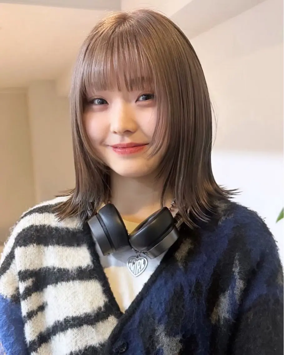 ミディアム ボブ レイヤーカット 似合わせカット fifth 榎尾 大夢のヘアスタイル