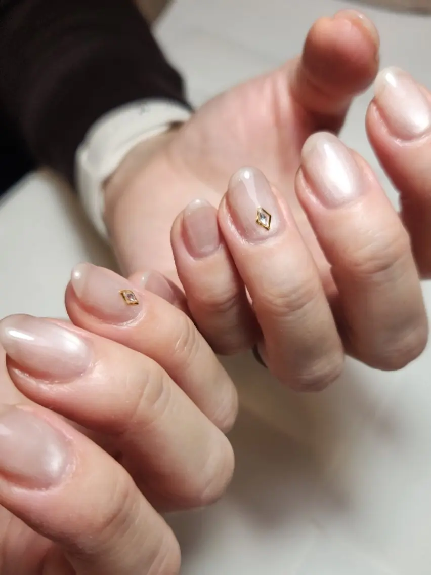 ネイル マグネットネイル オフィスネイル ハンドネイル NailSalon N.中目黒のネイルデザイン