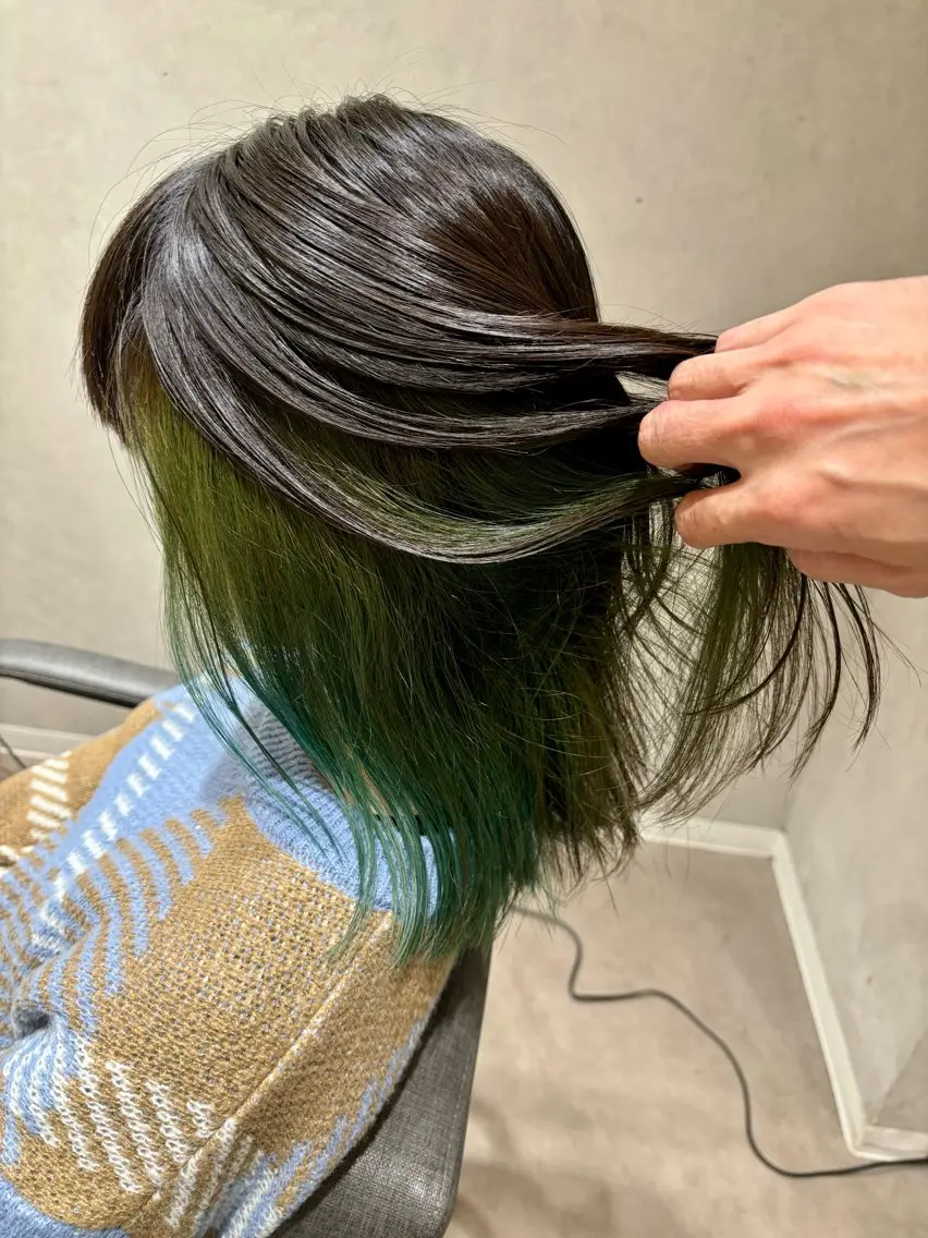 ミディアム カラー メンズ特化🐺本田 昂之のヘアスタイル