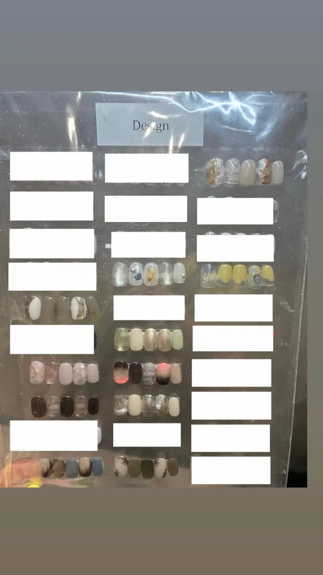 【オフなし】ハンドジェル　定額Designコース　色・配置変更不可の写真