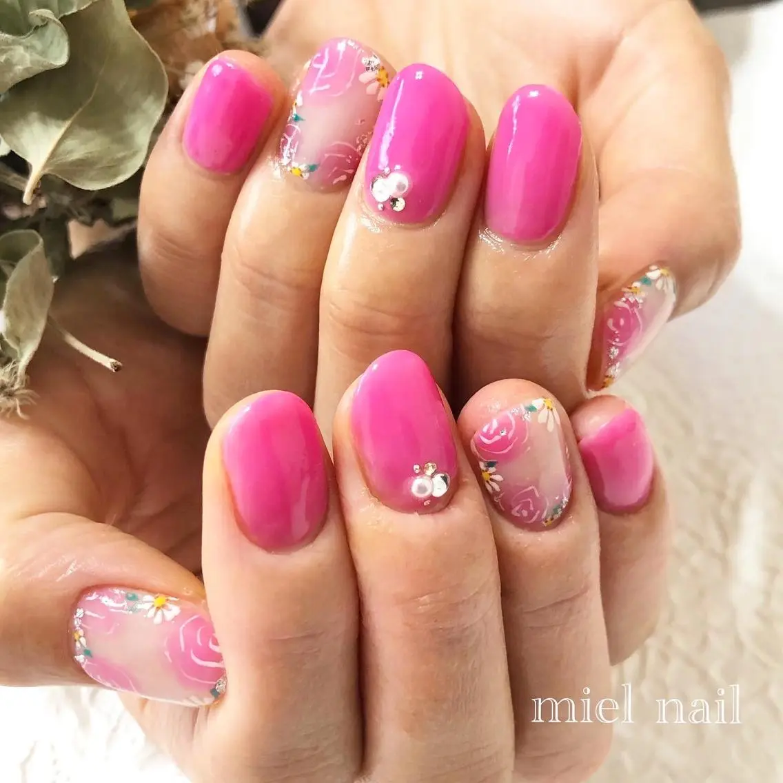 ネイル ハンドネイル miel nailのネイルデザイン