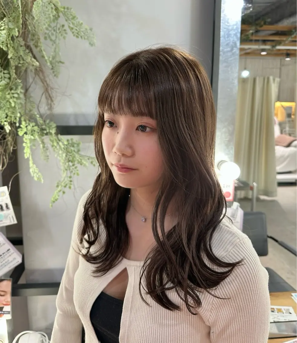 ロング カラー ベージュカラー ワイドバング カット ヘアカラー 溜一太/似合わせ/ メンズカットのヘアスタイル