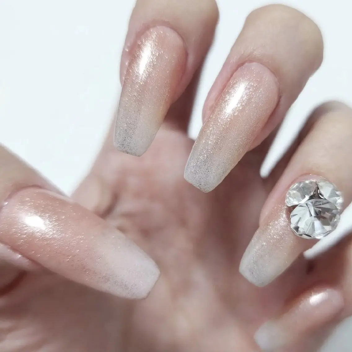 ネイル キラキラネイル ラメ(グリッター) もるみちゅ nailのネイルデザイン