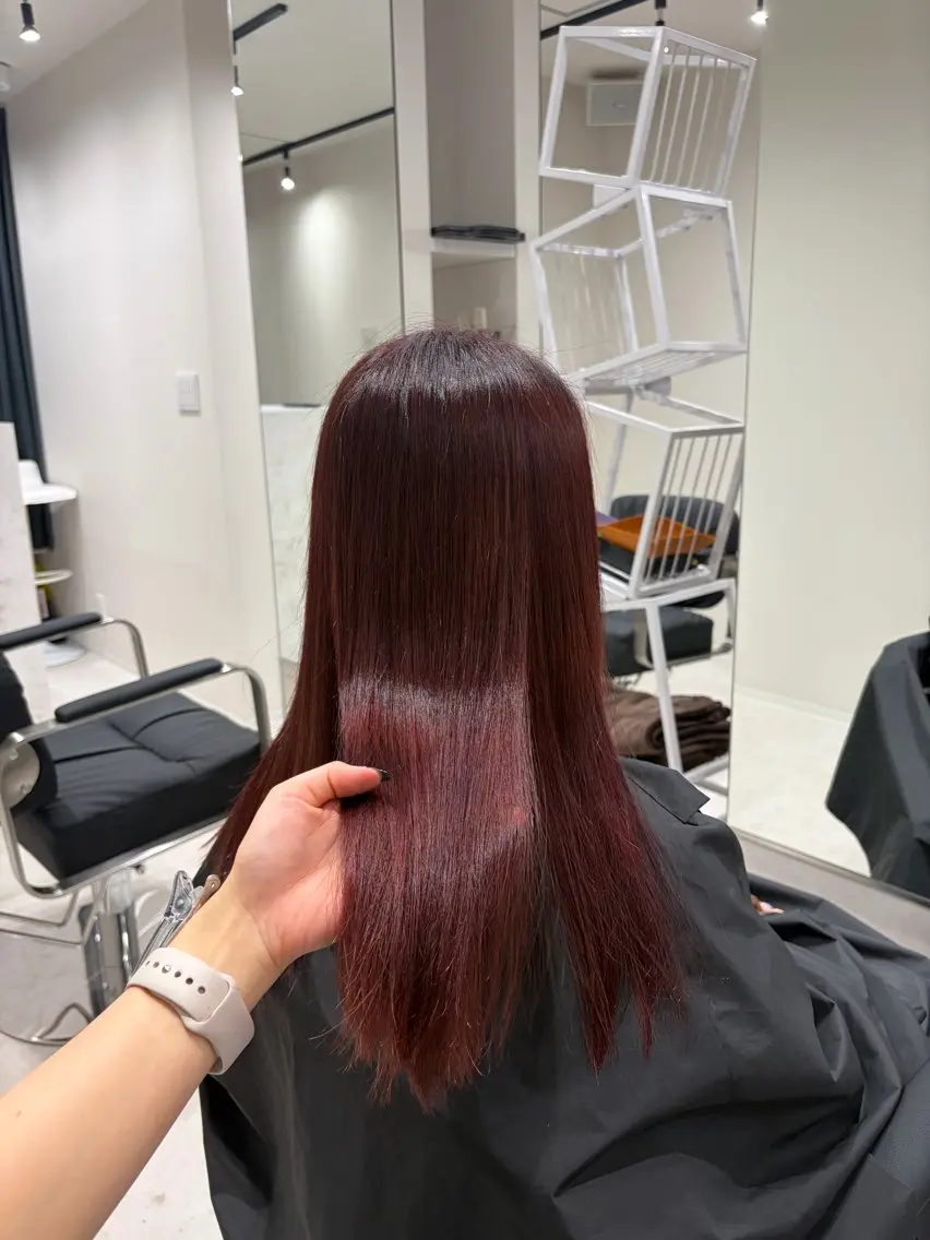 セミロング カラー COSMOS💫 千穂のヘアスタイル