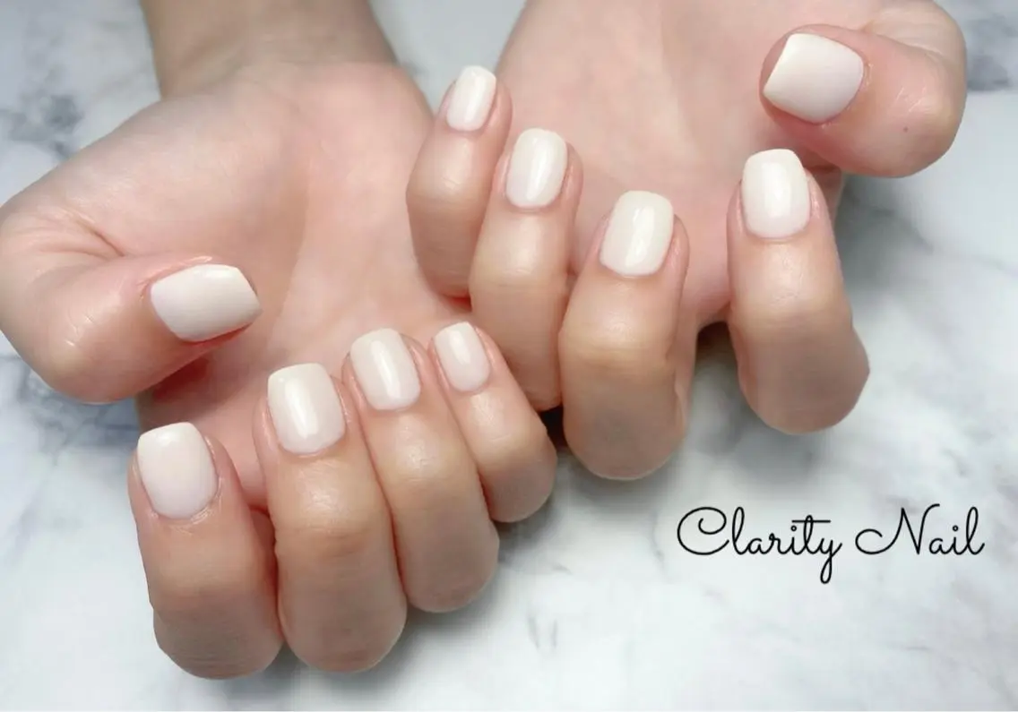 ネイル ワンカラーネイル ハンドネイル Clarity Nailのネイルデザイン