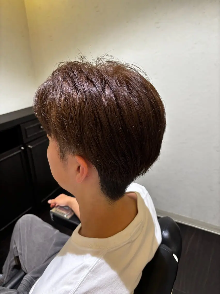 カラー メンズ メンズブリーチ ブリーチ ブリーチなしカラー yumena Rimのヘアスタイル