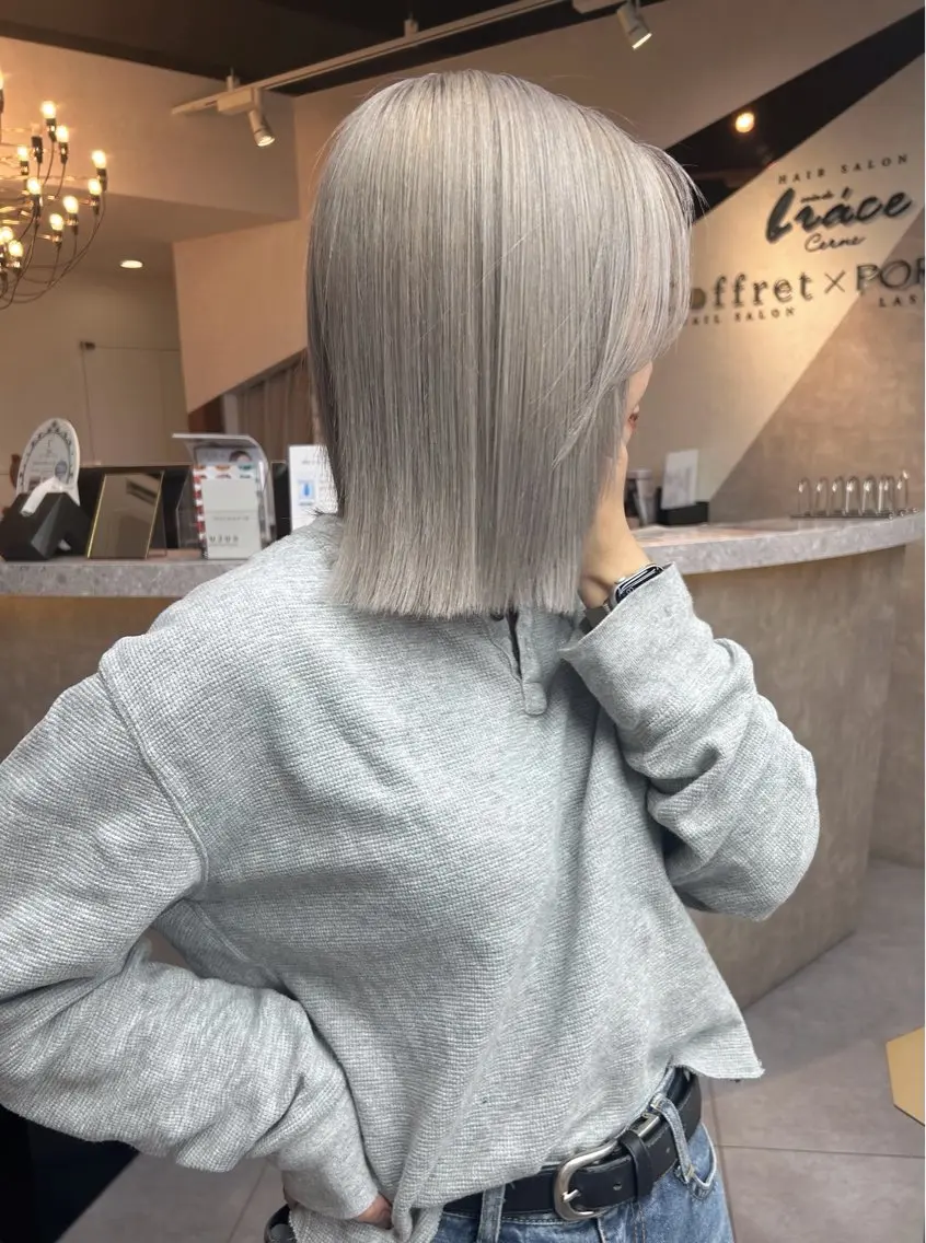 ミディアム 💎艶カラー+美髪 +髪質改善💎のヘアスタイル