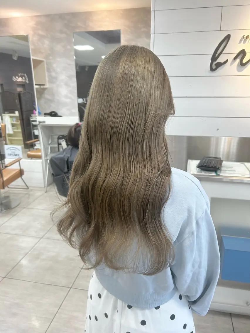 ロング カット ヘアカラー レイヤー/艶髪カラー 森本くるみのヘアスタイル