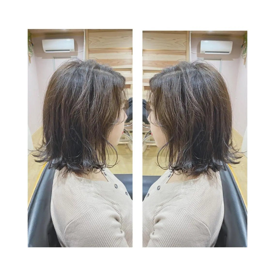 ミディアム Asuka Mabuchiのヘアスタイル