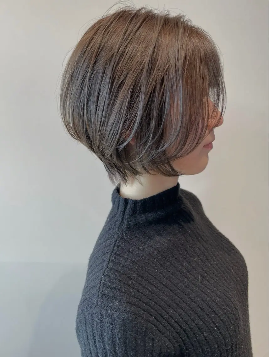 ショート カット ヘアカラー 田中 洸樹のヘアスタイル