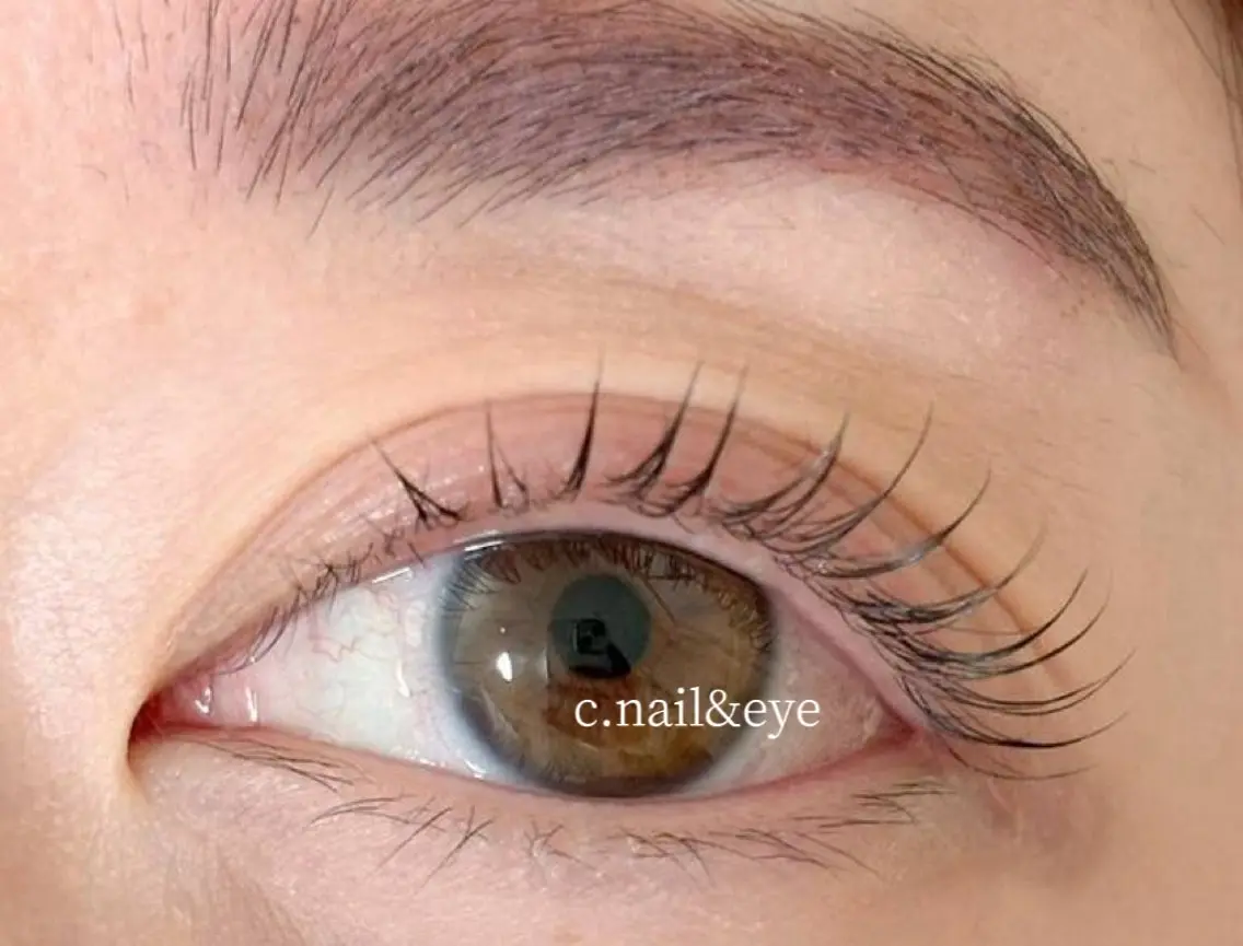 マツエク・マツパ バインドロック フラットラッシュ まつげパーマ C.Nail &Eyeのネイルデザイン