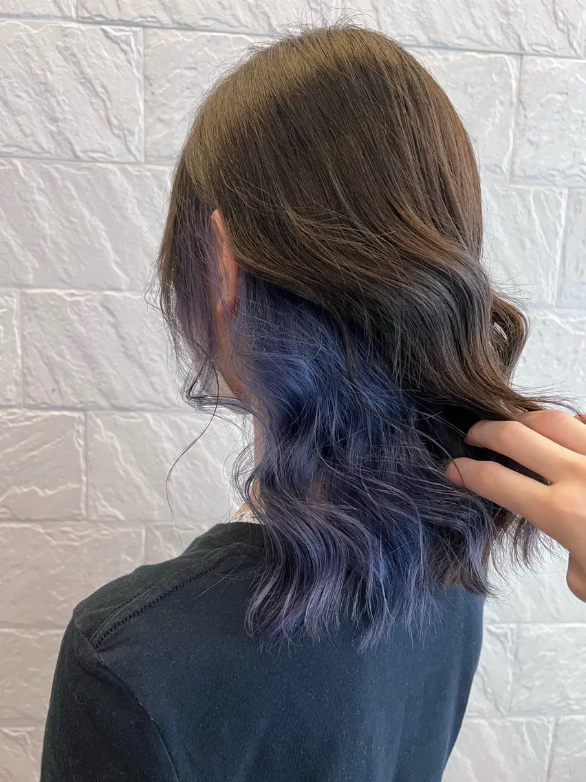 ミディアム カラー カット ヘアカラー 有澤 茉唯のマツエク・マツパデザイン