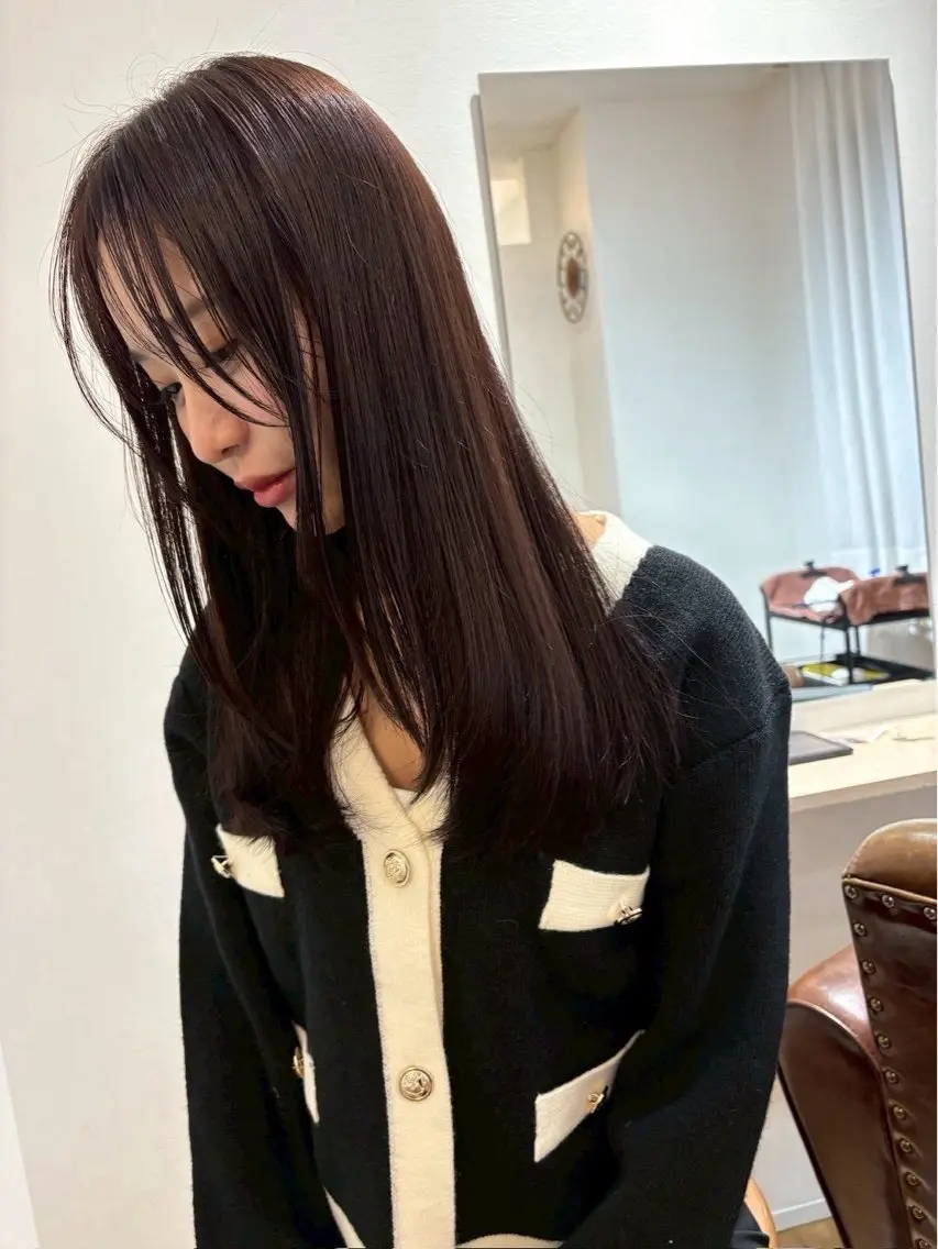 ロング カラー 髪質改善 ANs. かずはのヘアスタイル