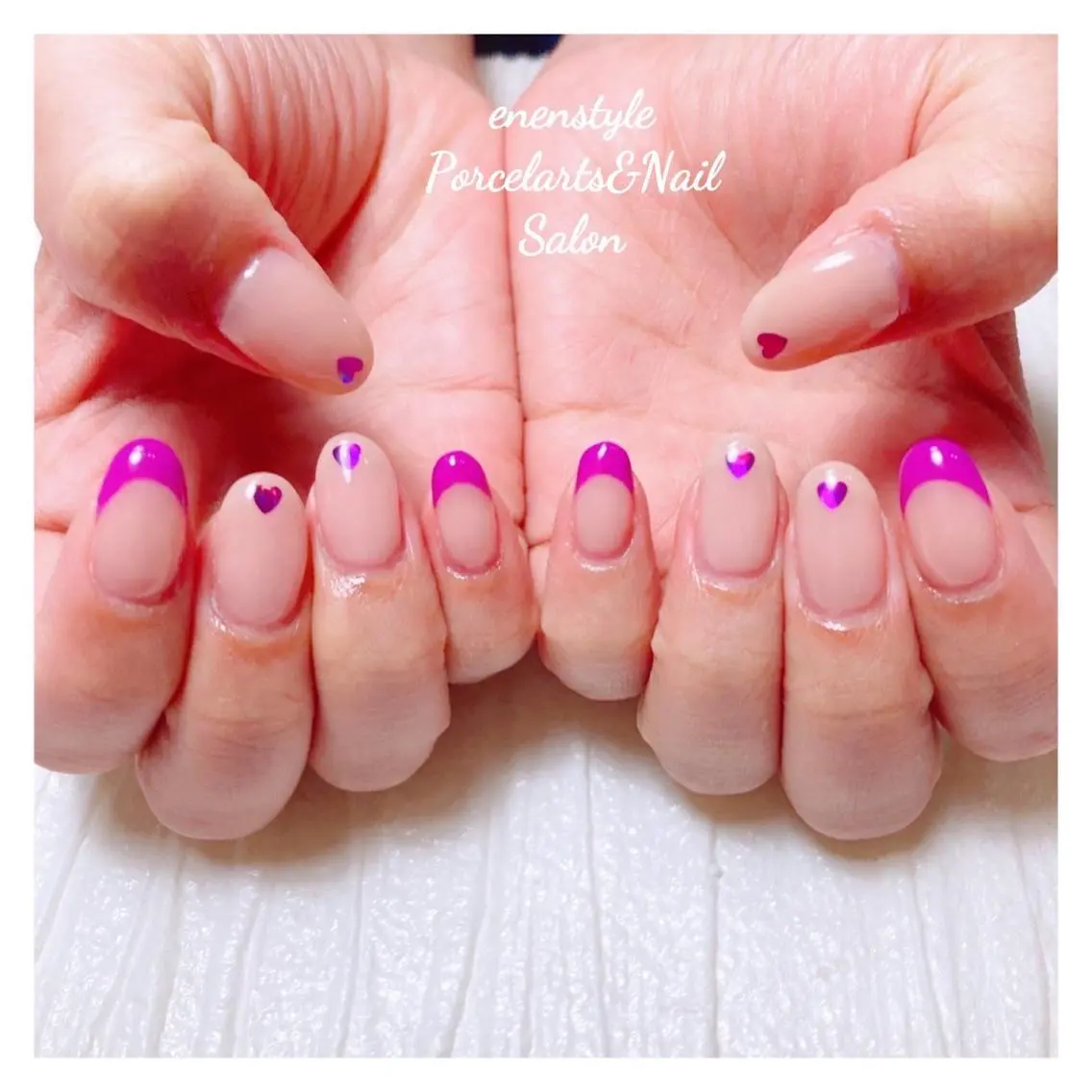 ミディアム ネイル 🐾enen style 🐾のネイルデザイン