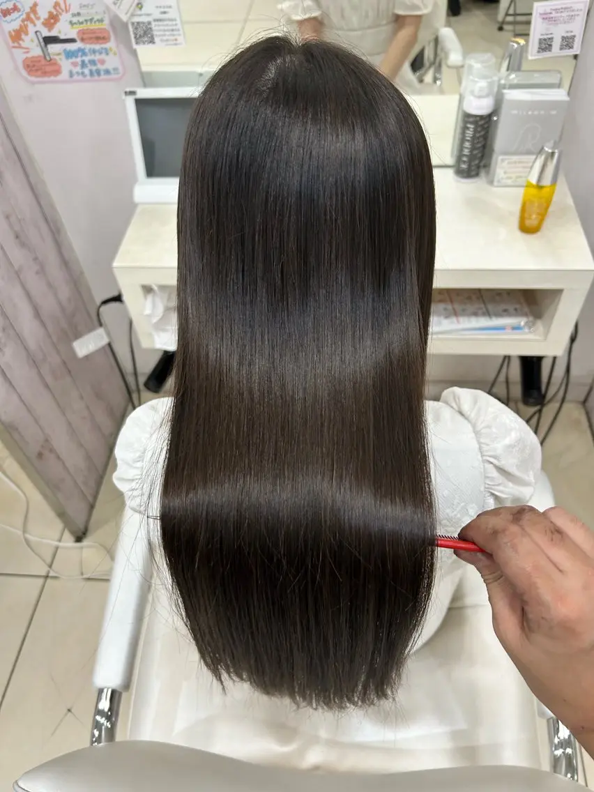 ロング カット ヘアカラー トリートメント 【髪質改善カラー】 瀧田嵐士🇰🇷のヘアスタイル