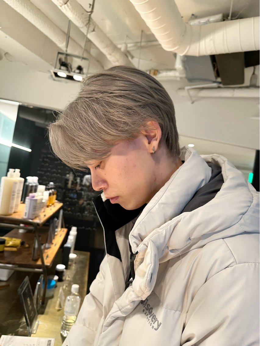 メンズ メンズパーマ 坂本康之介／パーマ &カラーモデル募集中のヘアスタイル