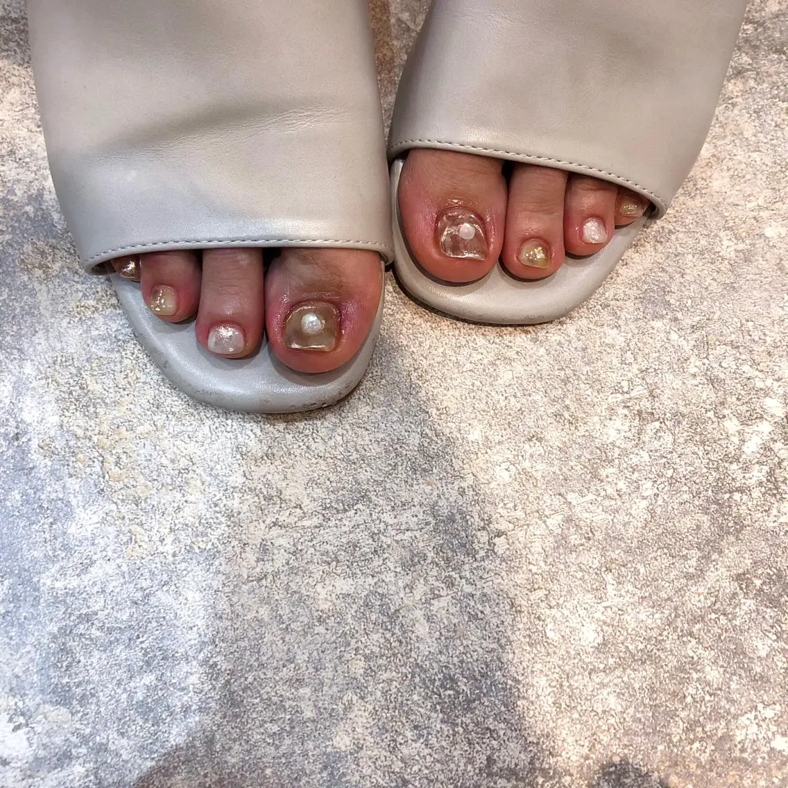 ネイル フットネイル sakurai nodokaのネイルデザイン