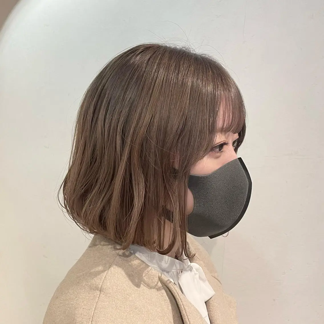 ショート カラー ボブ カット ヘアカラー トリートメント kitin 吉祥寺 山岸花のヘアスタイル