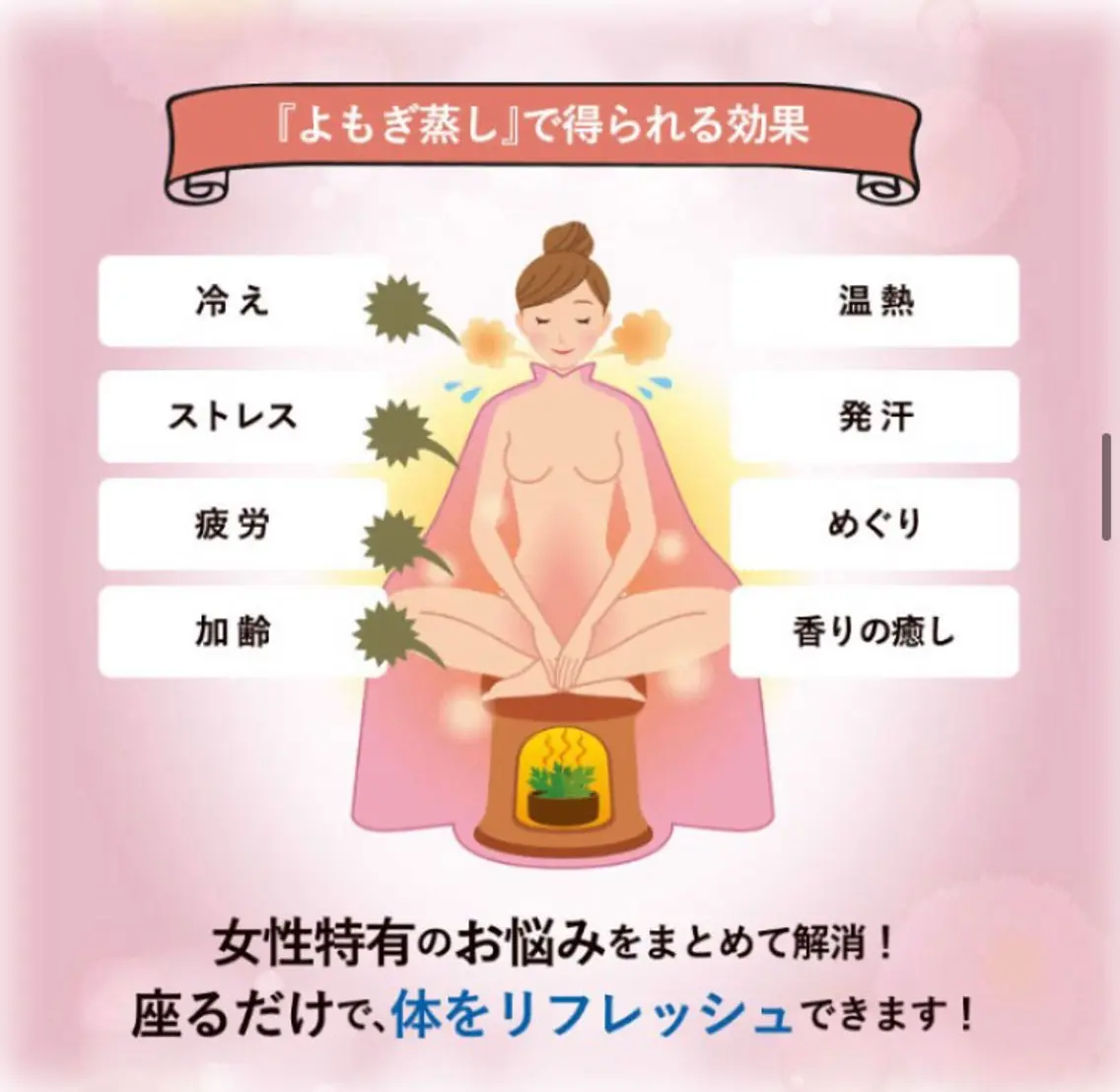 温活よもぎ蒸し🌿40分の写真