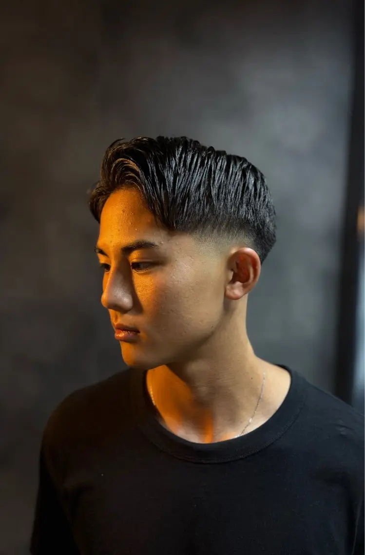 ショート メンズ フェードカット スキンフェード カット メンズ特化/前橋高崎 エンドウ　ソラのヘアスタイル