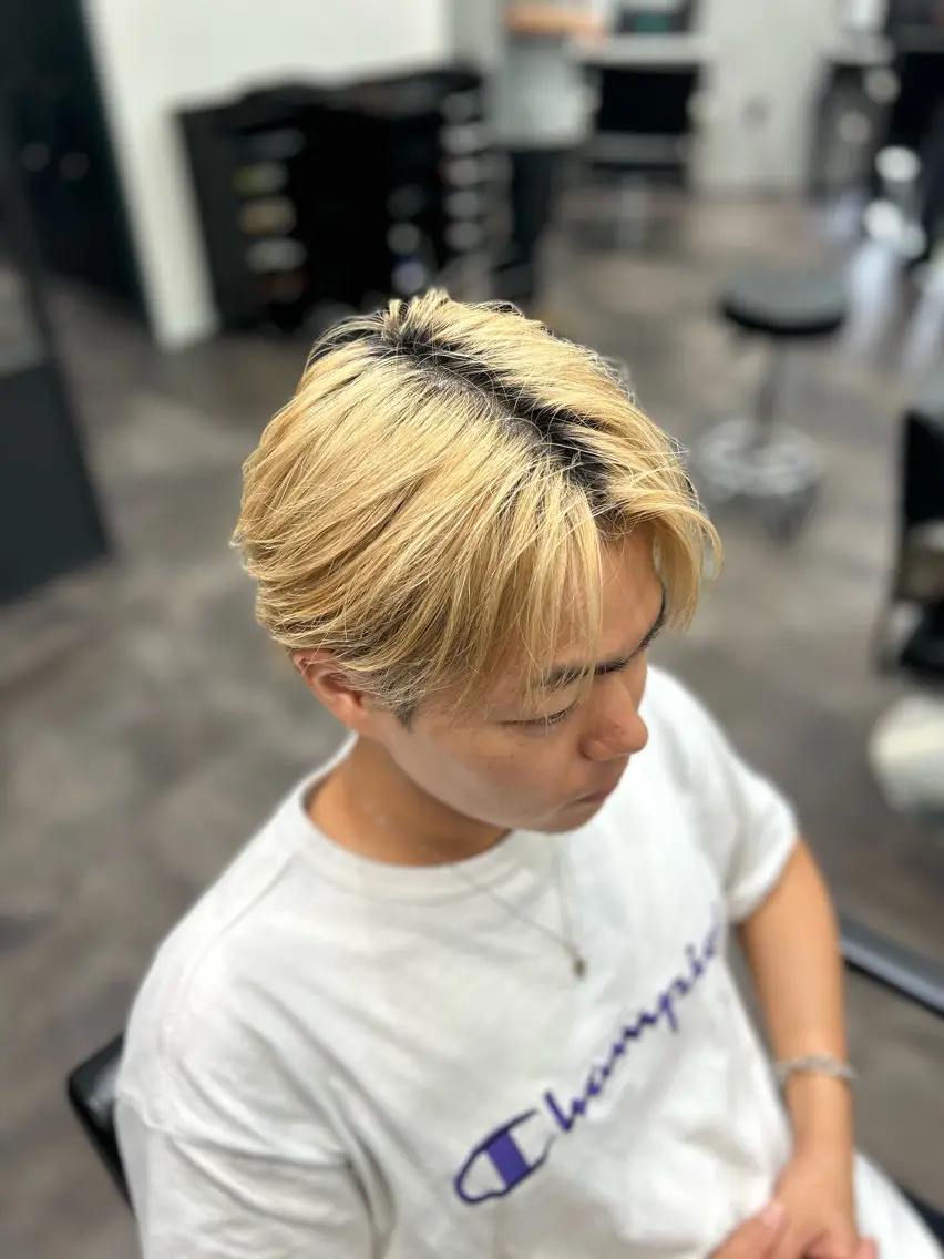 ミディアム メンズ 👾メンズえぐ特化 井上風冴👾のヘアスタイル