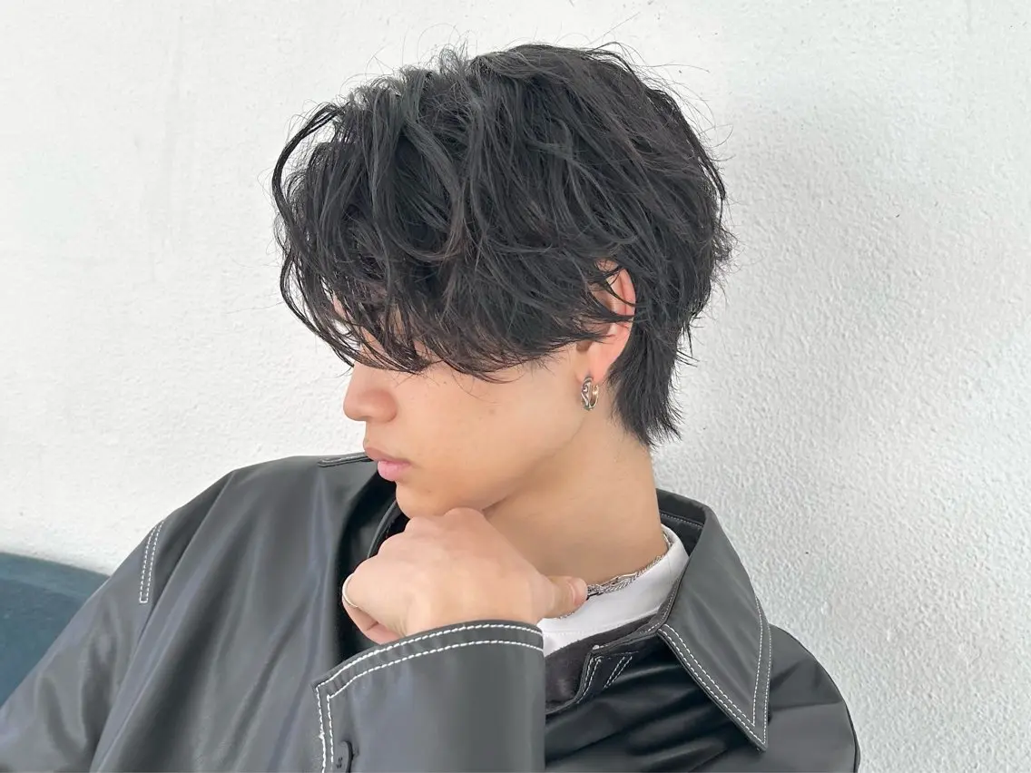 ⚡コスパ最強👀パーマ迷ったらこちら‼️→パーマ+メンズカット+シャンプー🍀ケアパーマでダメージ軽減🍀の写真