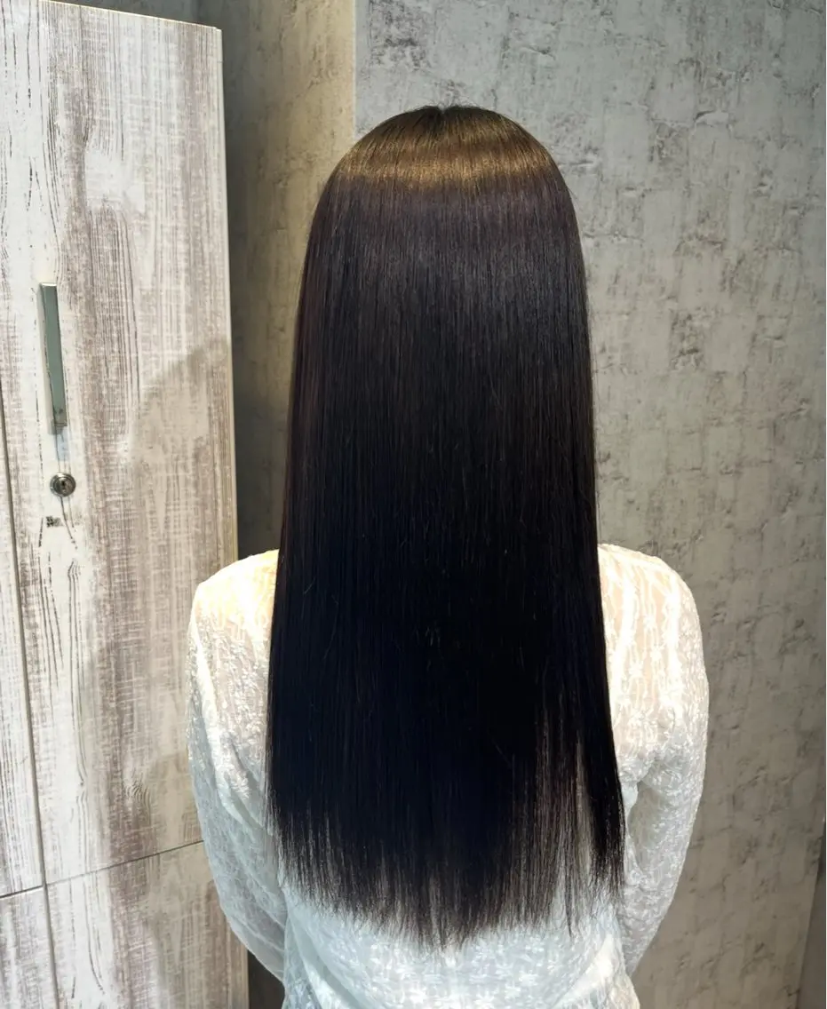 ロング カラー カット ヘアカラー 縮毛矯正 ✨髪質改善カラー✨ ななみのヘアスタイル