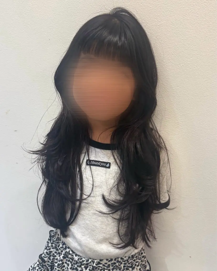 ロング カット トリートメント 髪質改善カラー🥂 レイヤー/顔周りのヘアスタイル