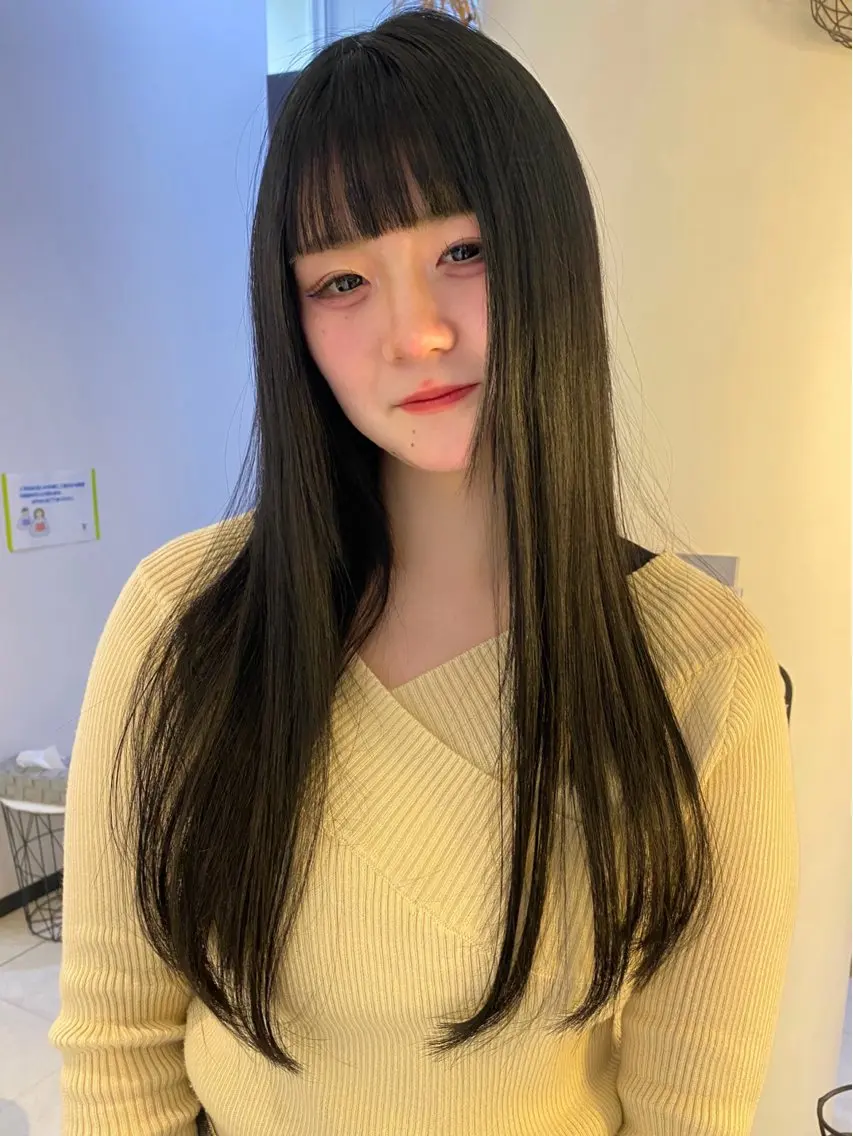ロング カラー カット ヘアカラー トリートメント mai / linoah˚✧のヘアスタイル