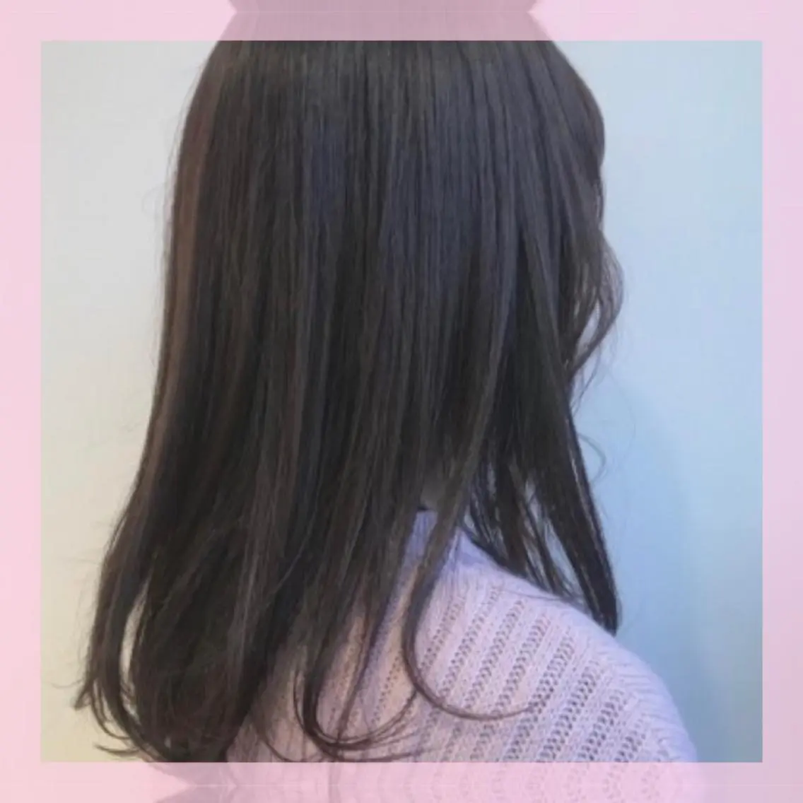 ミディアム カラー アッシュ ブルーカラー ブルーアッシュ カット ヘアカラー トリートメント 🍒前川 🍒のヘアスタイル