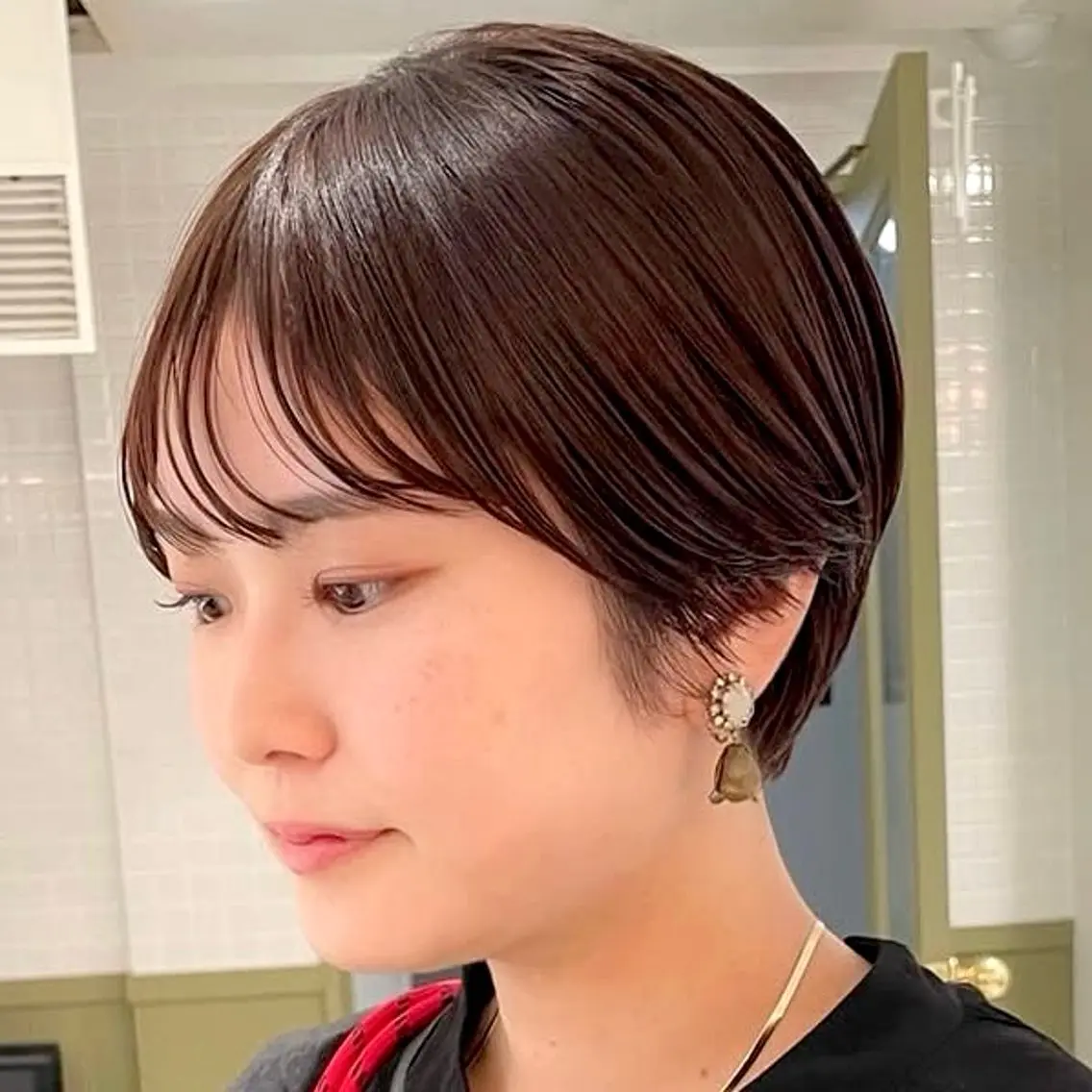 ショート ショートヘア 🎯🦖ʜᴀɴᴀ 似合わせショート🌷のヘアスタイル