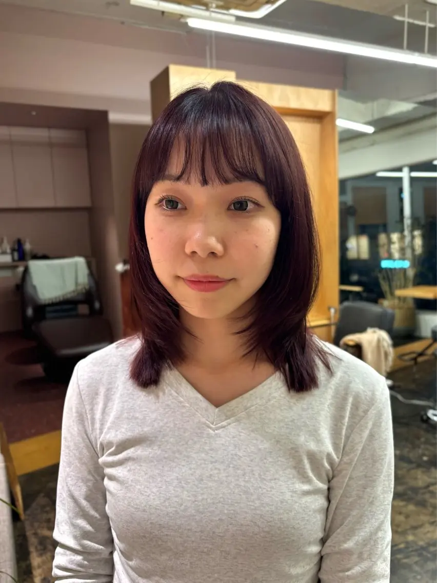 カラー ヘアカラー pazu🪡 透明感カラー⟡.·のヘアスタイル