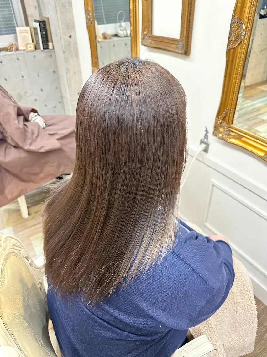 ロング 櫻坂ヘアメ美容師 すず花🌸のヘアスタイル