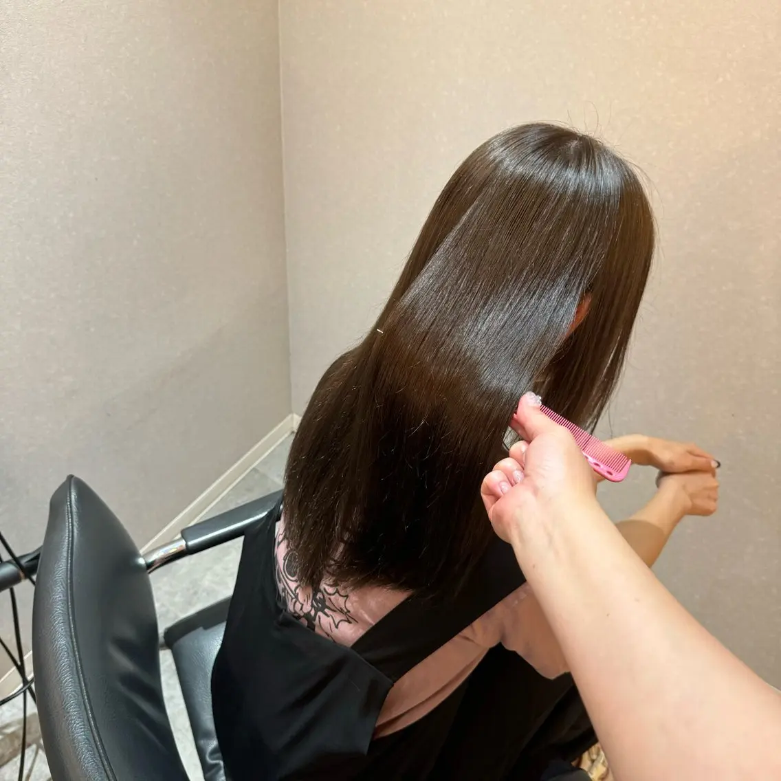 ロング カラー 透明感カラー イルミナカラー ヘアカラー トリートメント 🫧透明感カラー 🫧 ジルバ清水南海のヘアスタイル