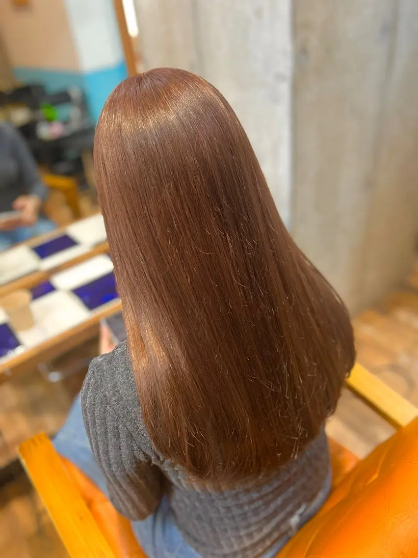 ロング カラー ヘアカラー トリートメント 💖カラー/ブリーチ 💖あつやのヘアスタイル