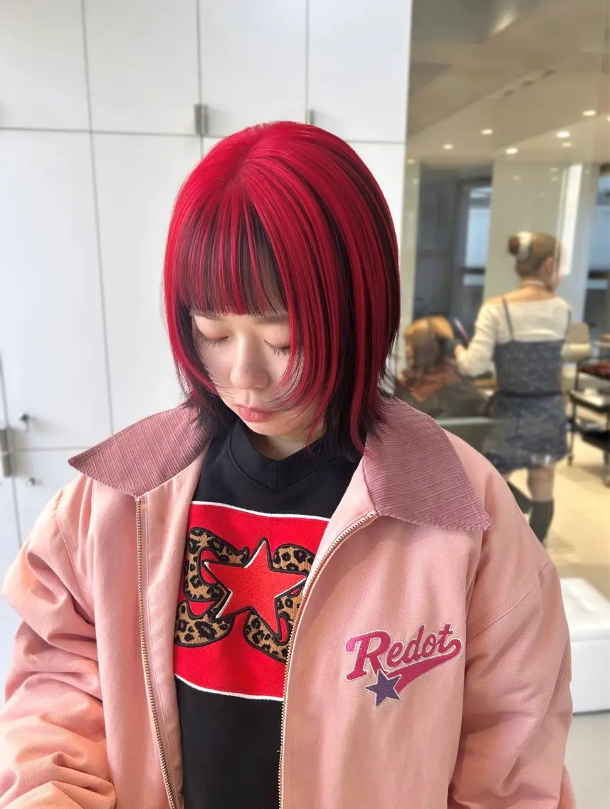 ミディアム カラー カット ヘアカラー トリートメント 💘大人可愛く💘 Natsuki❥❥❥のヘアスタイル