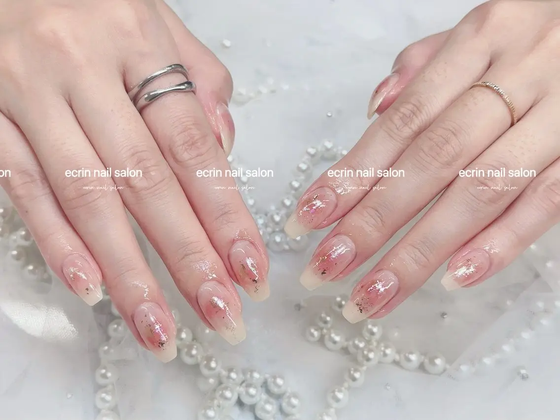 ネイル 持ち込み ネイルチップ ワンホンネイル ecrin nail salon錦糸町のネイルデザイン