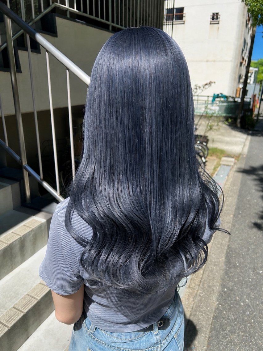 ロング カット ヘアカラー トリートメント NAO/レイヤー🌷 /ハイトーンカラー✨のヘアスタイル