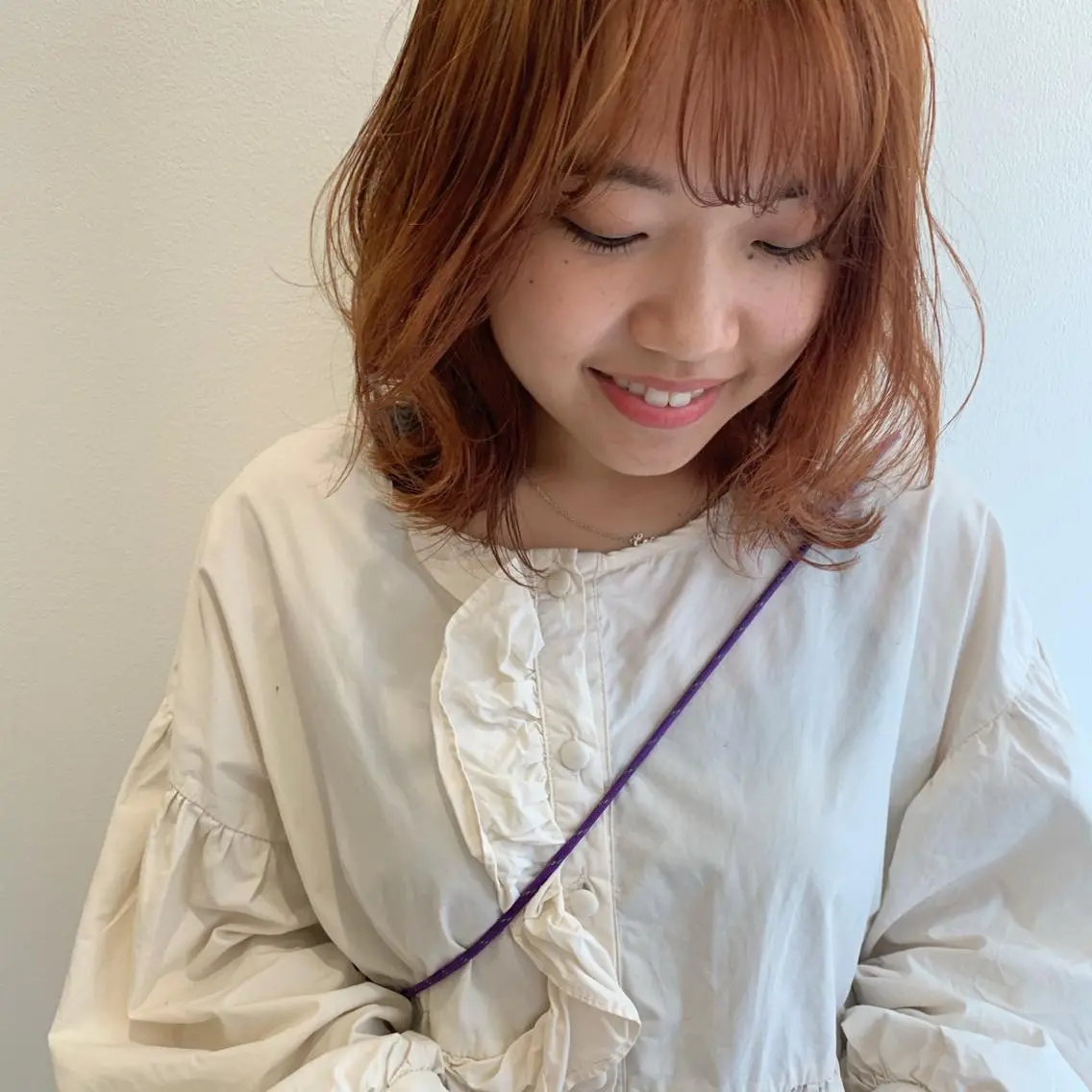 カラー MARU パーマ/レイヤーのヘアスタイル