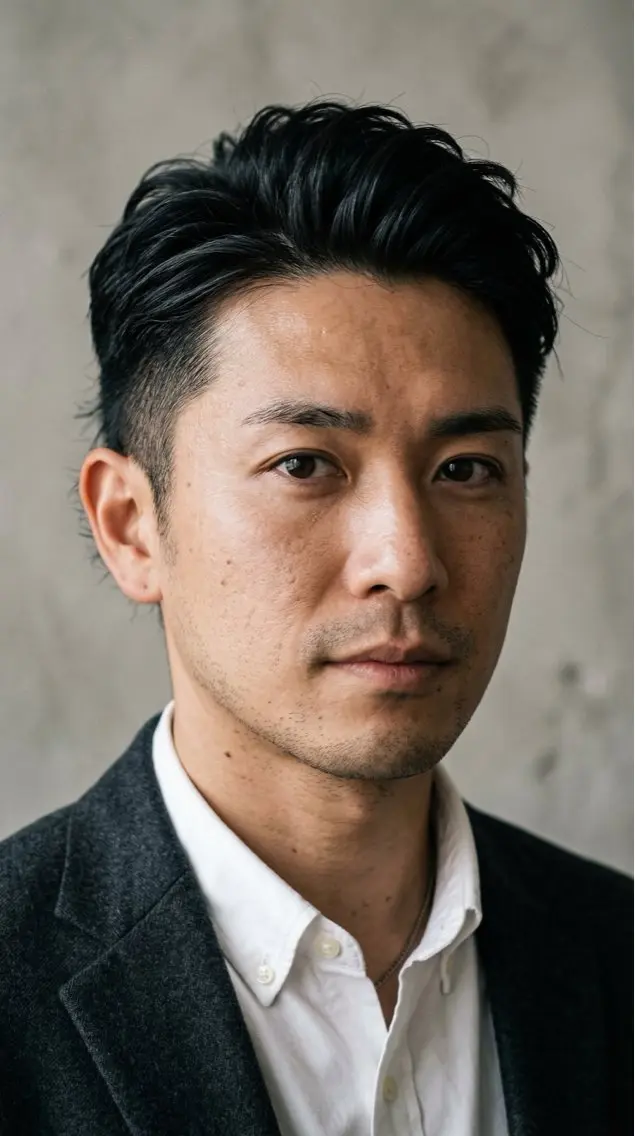ショート メンズ ビジネス メンズパーマ メンズショート くせ毛 ショートヘア カット ヘッドスパ 🔮メンズ縮毛矯正 メンズパーマ💎竹永のヘアスタイル