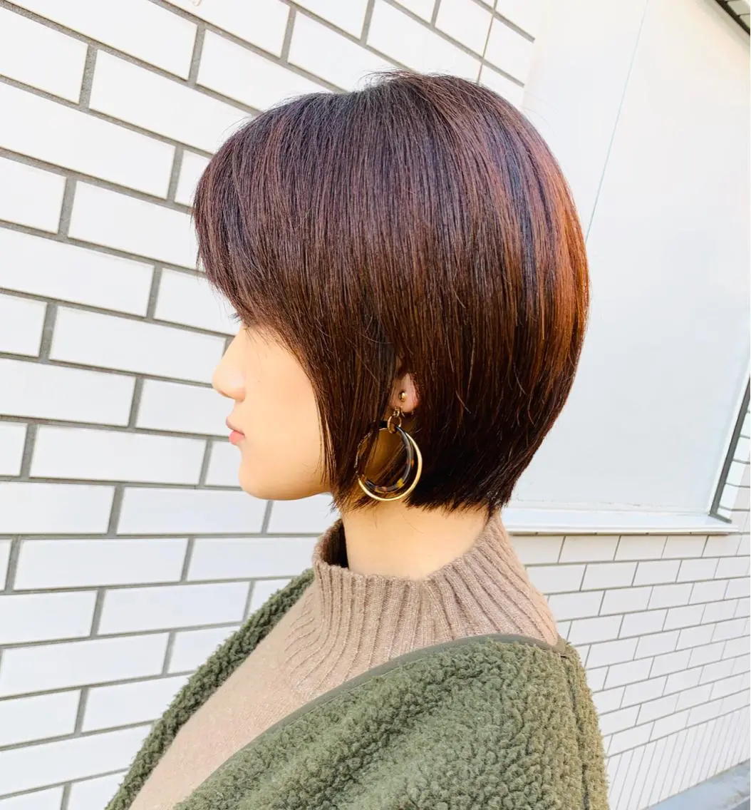 ショート トリートメント トリートメント 藤森 希美のヘアスタイル