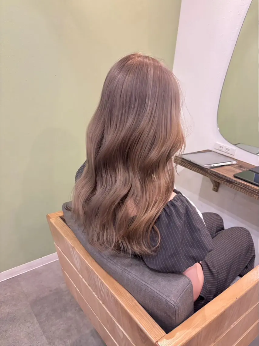 ロング カラー ヘアカラー トリートメント 池袋/艶カラー✖️ ☘️DEMURAのヘアスタイル