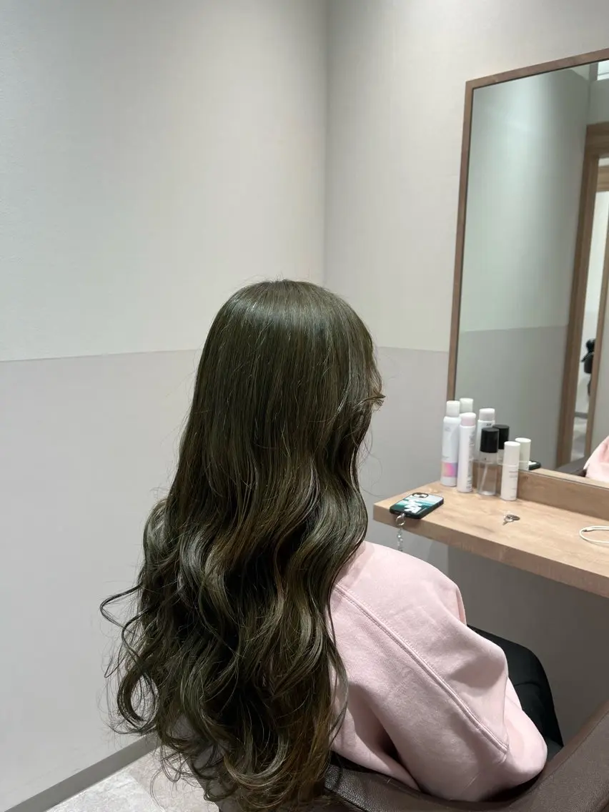 ロング ヘアカラー トリートメント 大宮レイヤーカット× 透明感カラー　rioのヘアスタイル