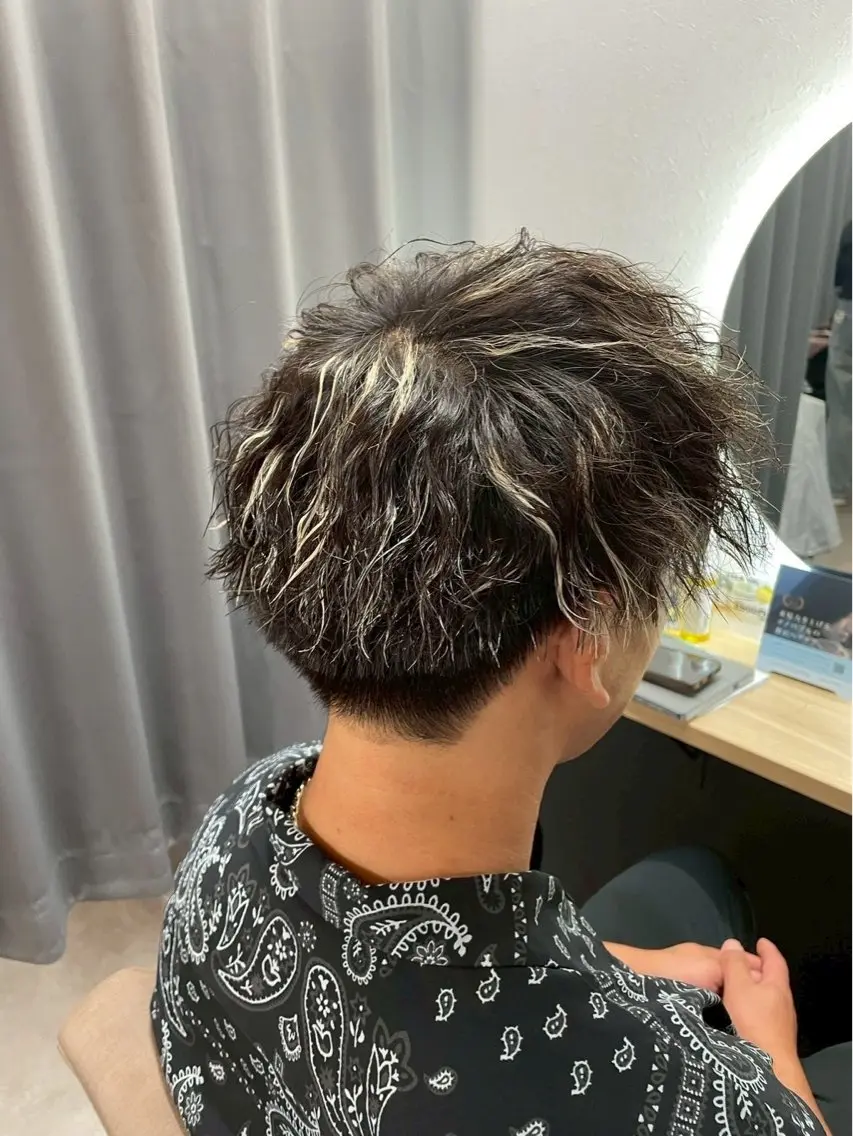 パーマ メンズ 梨沙_ 蘇我2号店のヘアスタイル