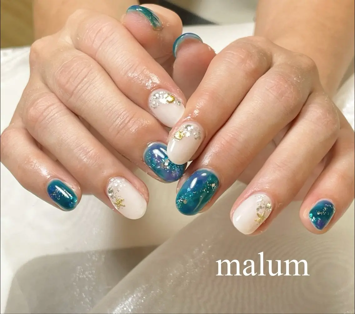 ネイル ハンドネイル malum nailのネイルデザイン