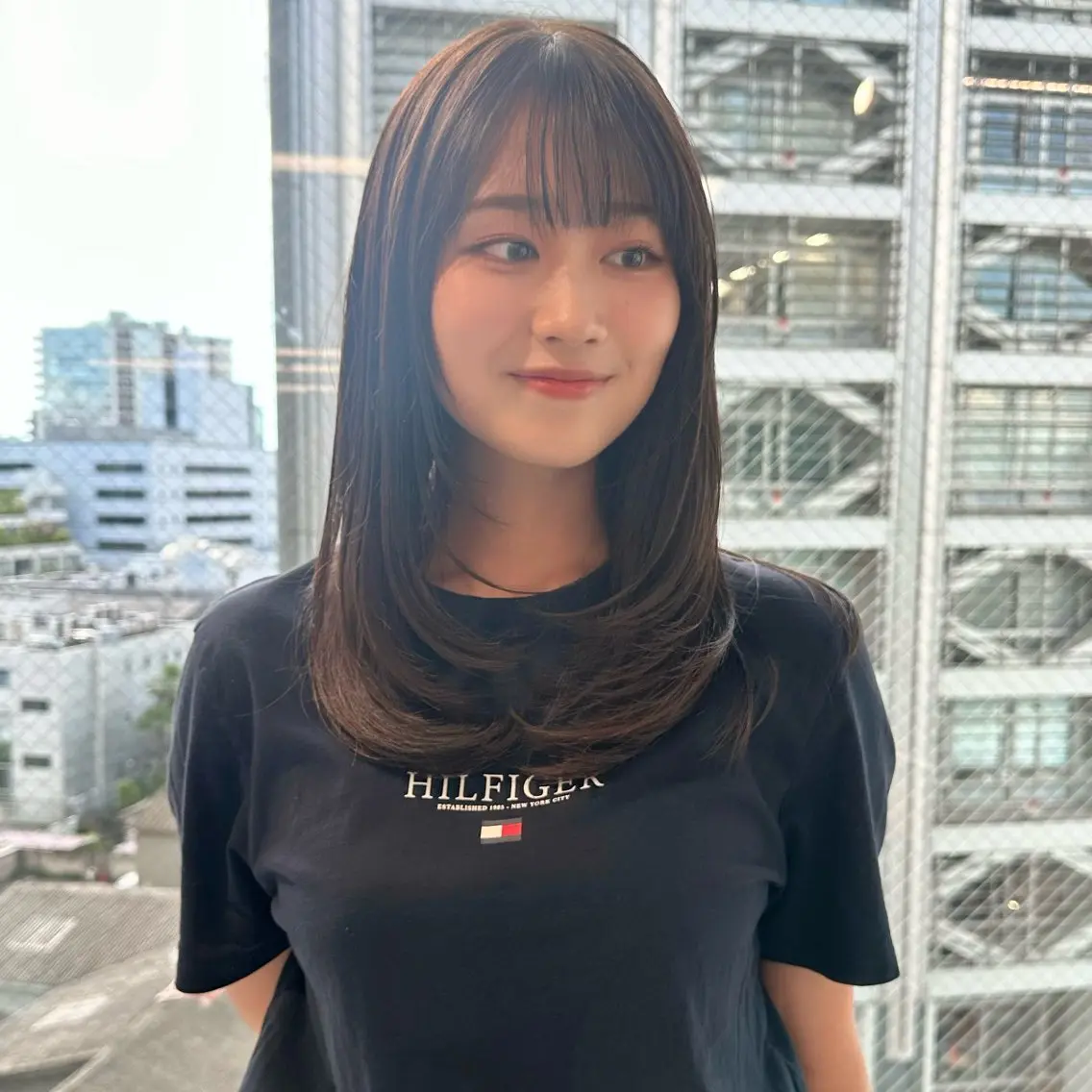 セミロング カラー ブリーチなし/レイヤ ー特化🌈Tommyのヘアスタイル