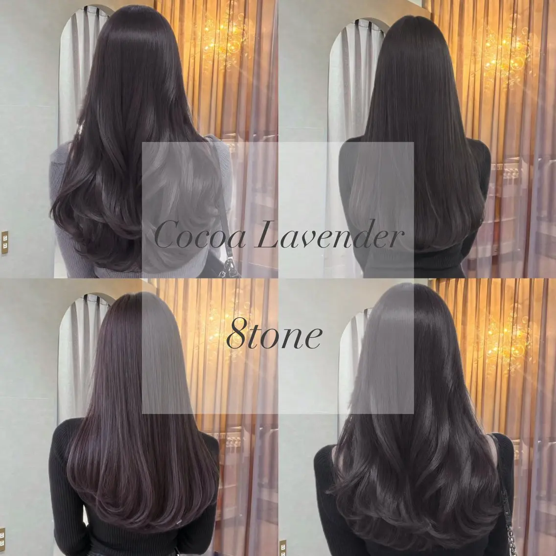 セミロング 髪質改善 トリートメント カット ヘアカラー トリートメント ゆうな/レイヤー/ ラベンダー/髪質改善のヘアスタイル